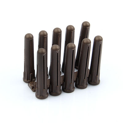 Đồ gạch HDPE nhựa cắm tường ốc vít màu nâu 7MM X 40MM