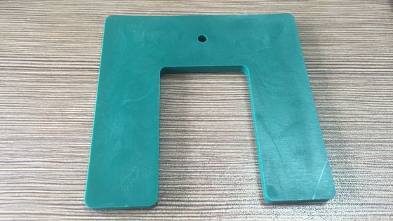 PP Plastic miếng chêm And Người đóng gói Hình U Màu xanh 90MM X 90MM X 5MM